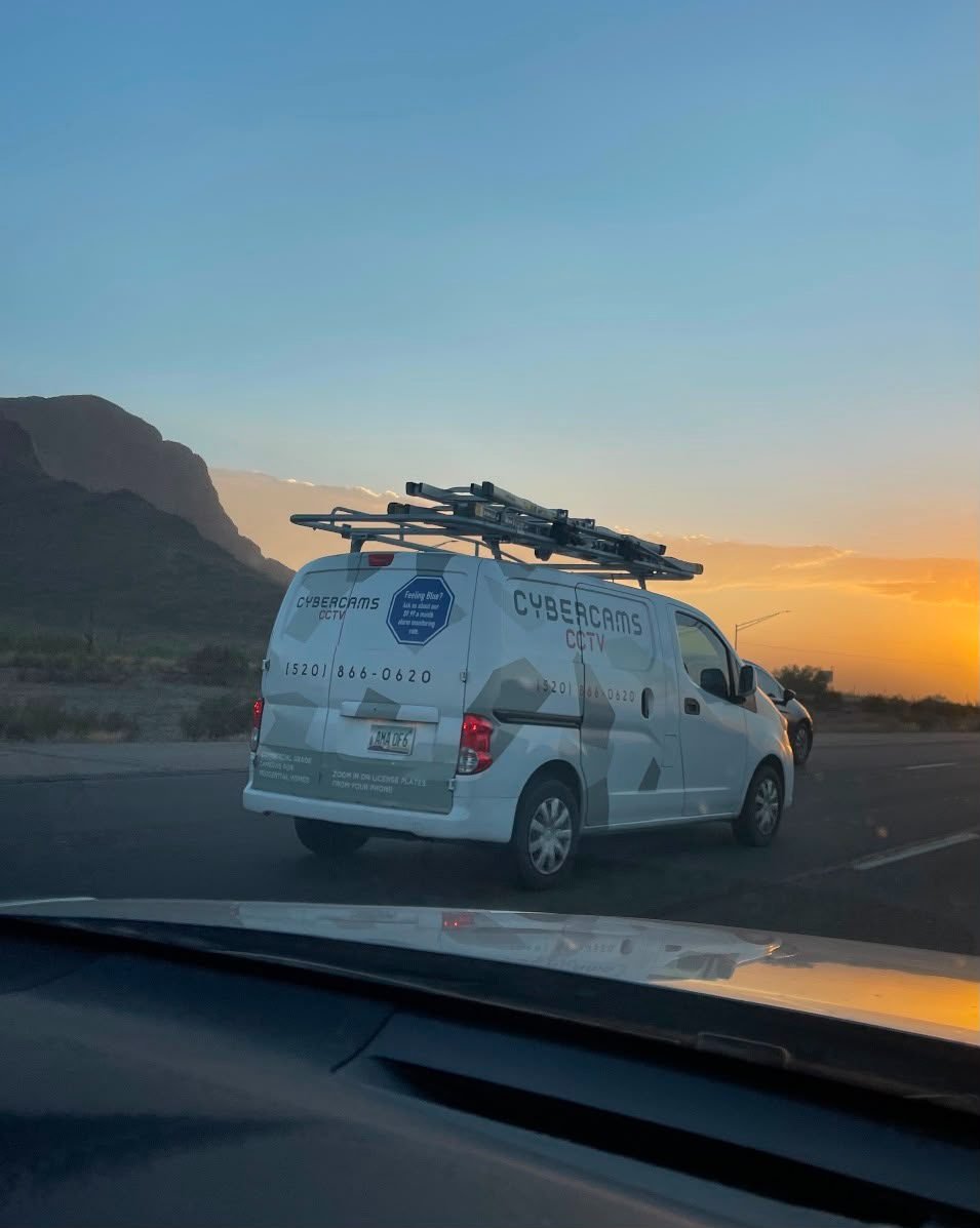 Fleet van on patrol